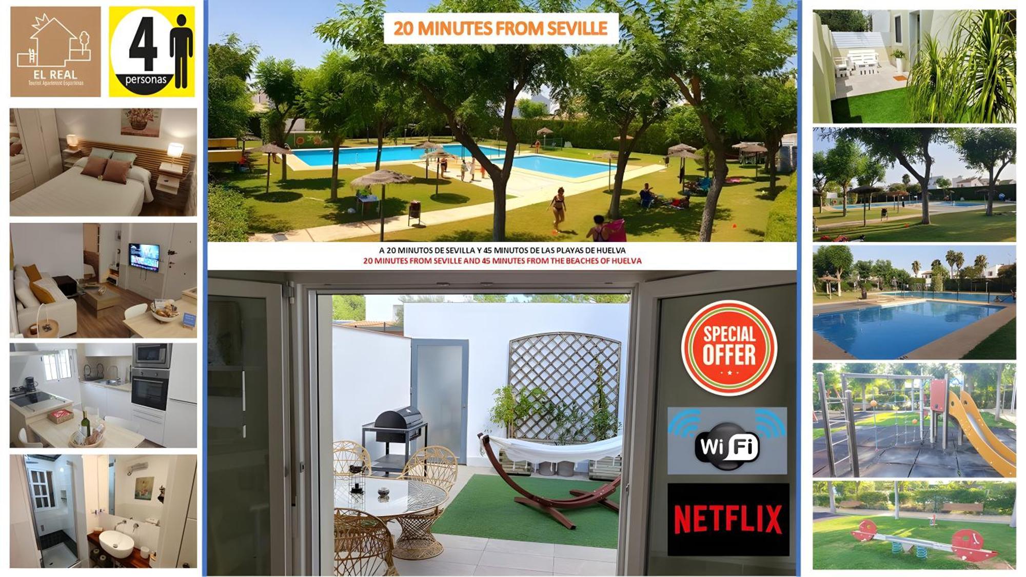 Apartamento El Real - Espartinas - Sevilla Zewnętrze zdjęcie
